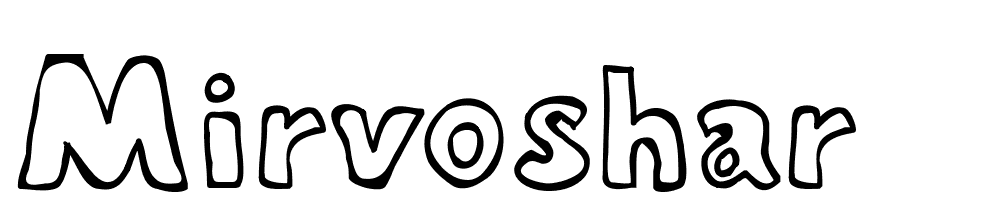 mirvoshar font family download free