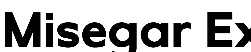 Misegar-Extra-Black font family download free