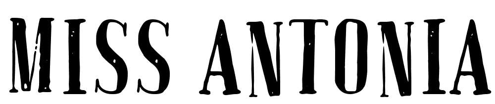 miss-antonia font family download free