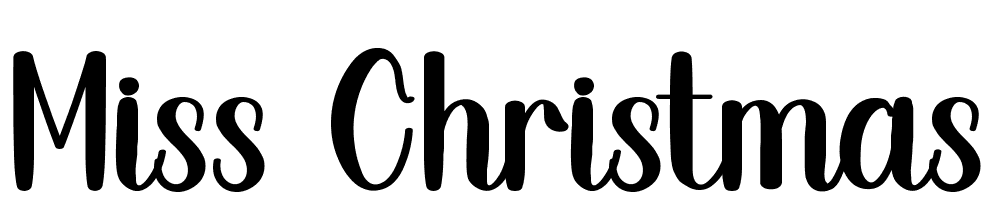 Miss-Christmas font family download free