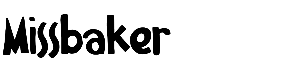 MissBaker font family download free