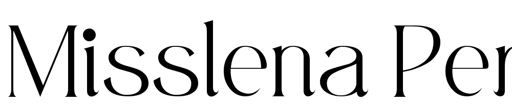 Misslena Personal use font family download free