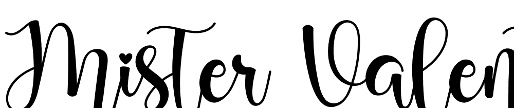 mister-valentine font family download free