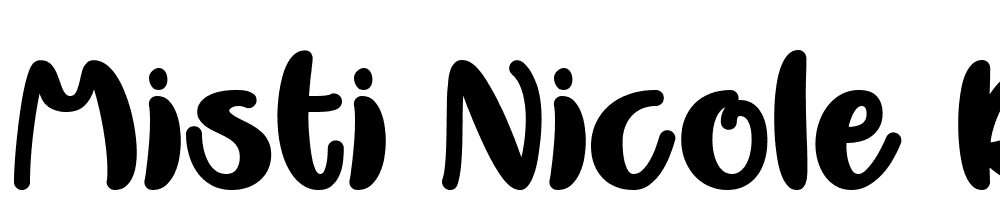 Misti-Nicole-Regular font family download free