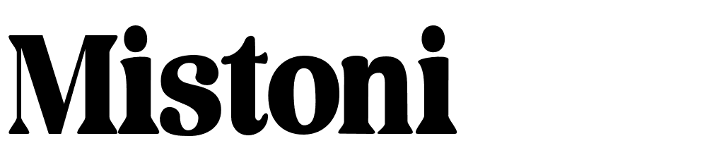 Mistoni font family download free