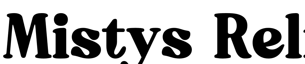 Mistys Relrica font family download free