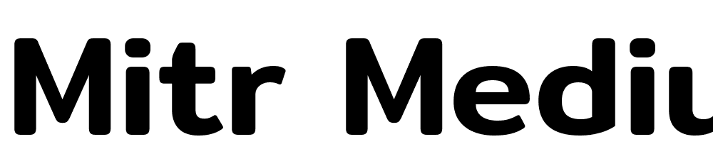 Mitr-Medium font family download free