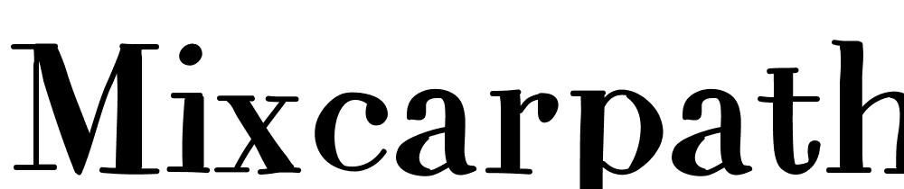 MixCarpathia font family download free