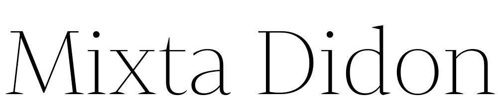 Mixta-Didone-Alt-UltraLight font family download free