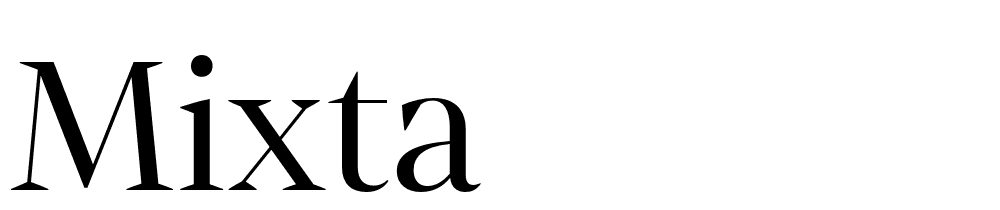 Mixta font family download free