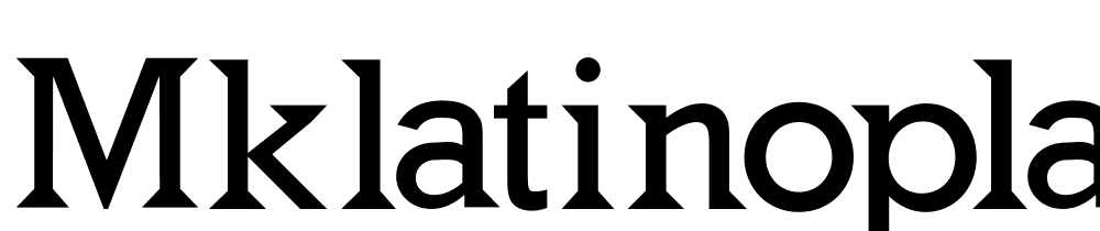 MkLatinoPlain font family download free