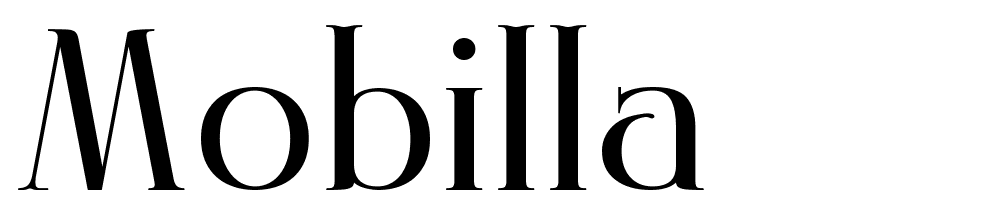 Mobilla font family download free