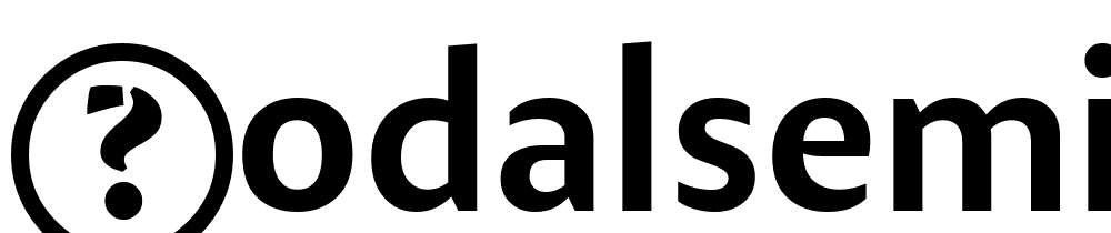 ModalSemibold font family download free