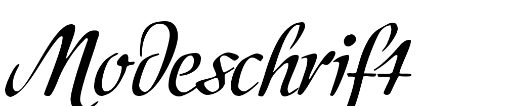 Modeschrift font family download free