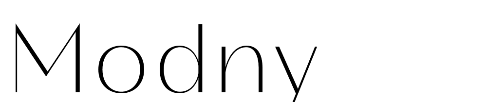 Modny font family download free