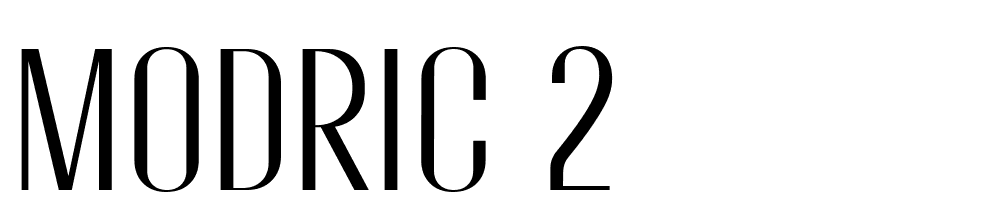 modric-2 font family download free