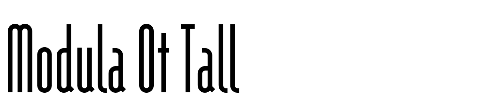 Modula-OT-Tall font family download free