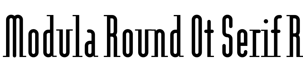 Modula-Round-OT-Serif-Regular font family download free