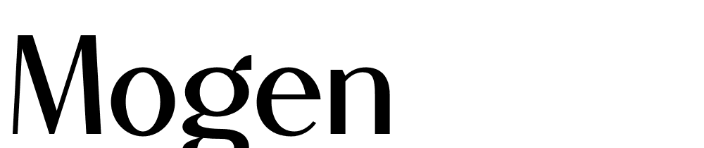 mogen font family download free