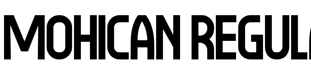 Mohican-Regular font family download free