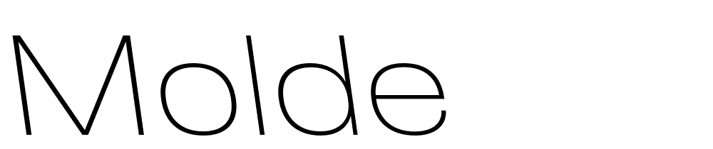 Molde font family download free