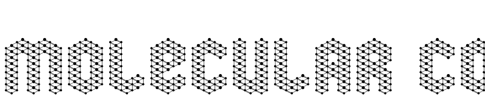 molecular-complex-1-Regular font family download free