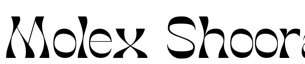 Molex-Shoora-Bold font family download free
