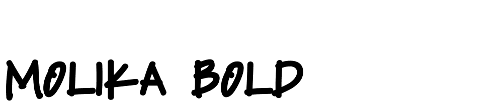 Molika-Bold font family download free