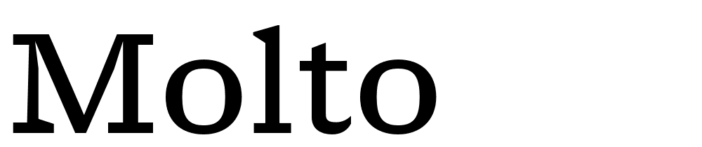 Molto font family download free