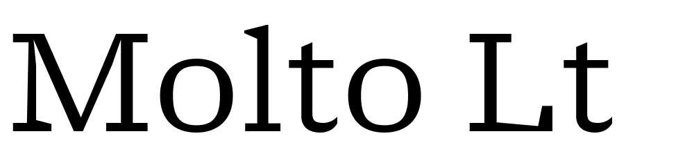 Molto-Lt font family download free