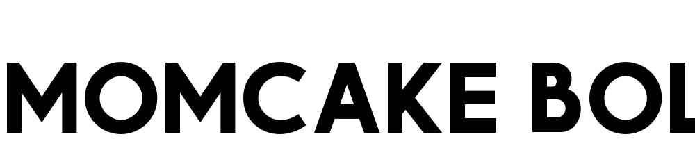 MOMCAKE-Bold font family download free