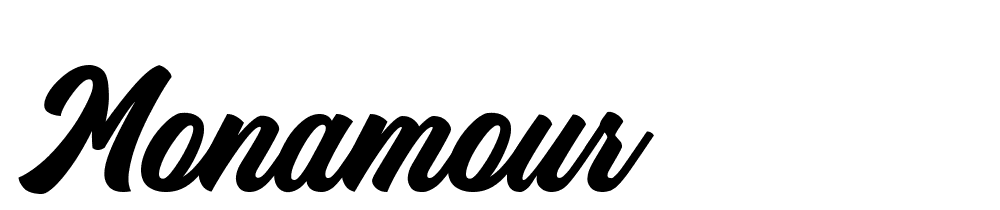 Monamour font family download free