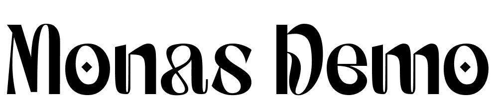 Monas-Demo font family download free