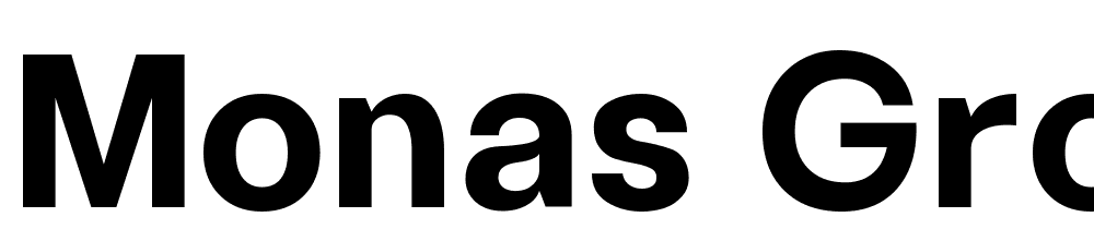 Monas Grotesk Bd font family download free