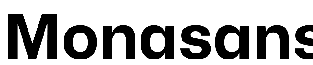 MonaSans font family download free