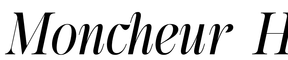 Moncheur Havens font family download free