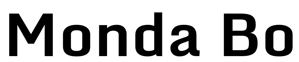 Monda-Bold font family download free