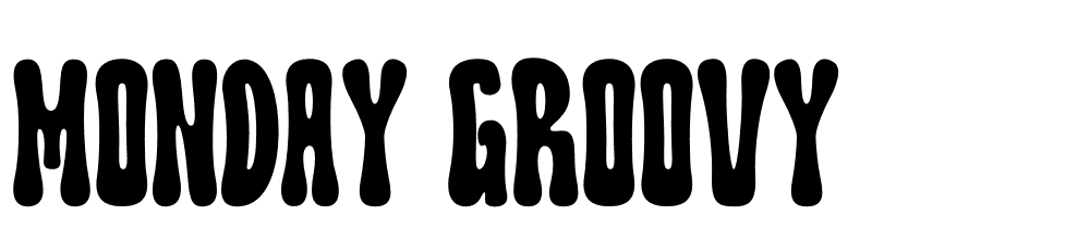 monday_groovy font family download free