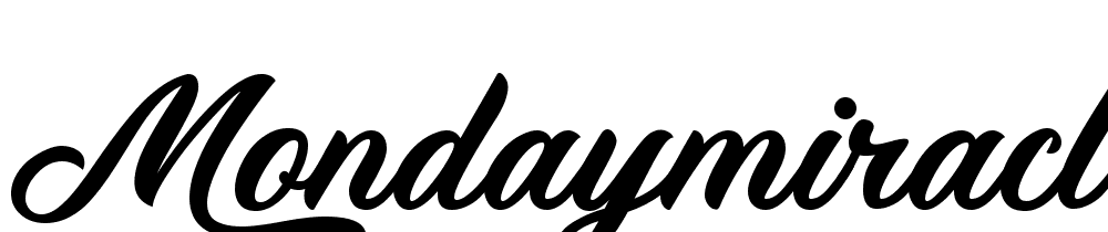 MondayMiracle font family download free