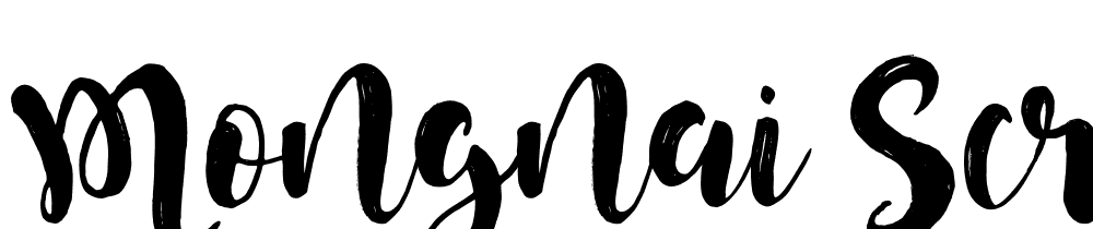 Mongnai-Script font family download free