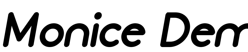 monice-demo font family download free