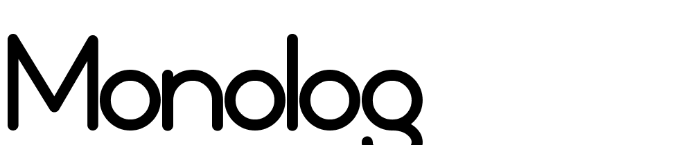 monolog font family download free