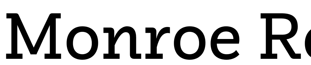 Monroe Regular font family download free