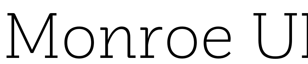 Monroe UltraLight Regular font family download free