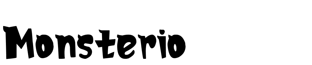 MonsTerio font family download free