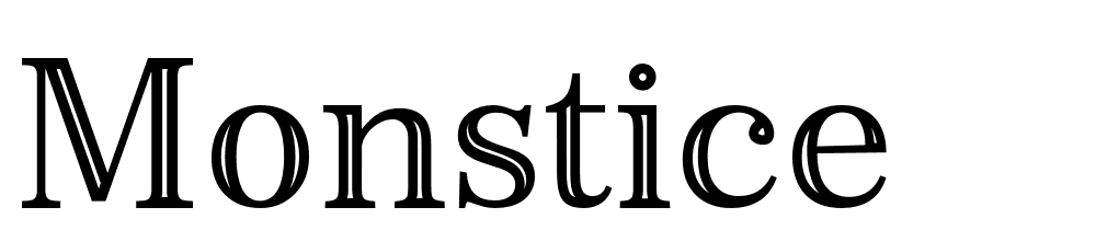 Monstice font family download free