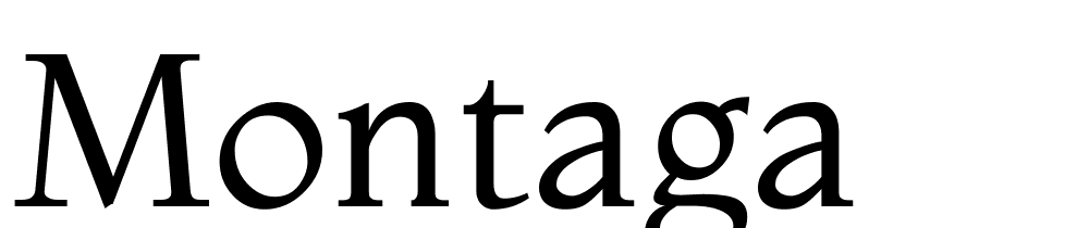 Montaga font family download free