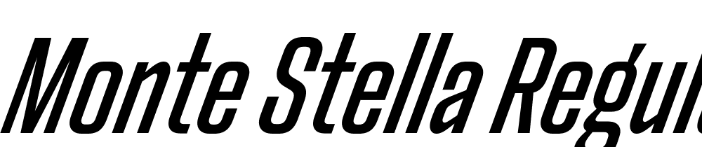 Monte-Stella-Regular-Turbo font family download free