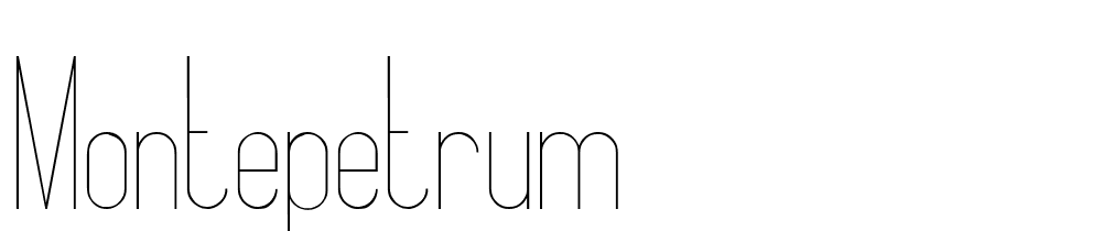 montepetrum font family download free