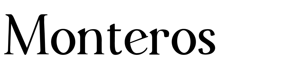 monteros font family download free